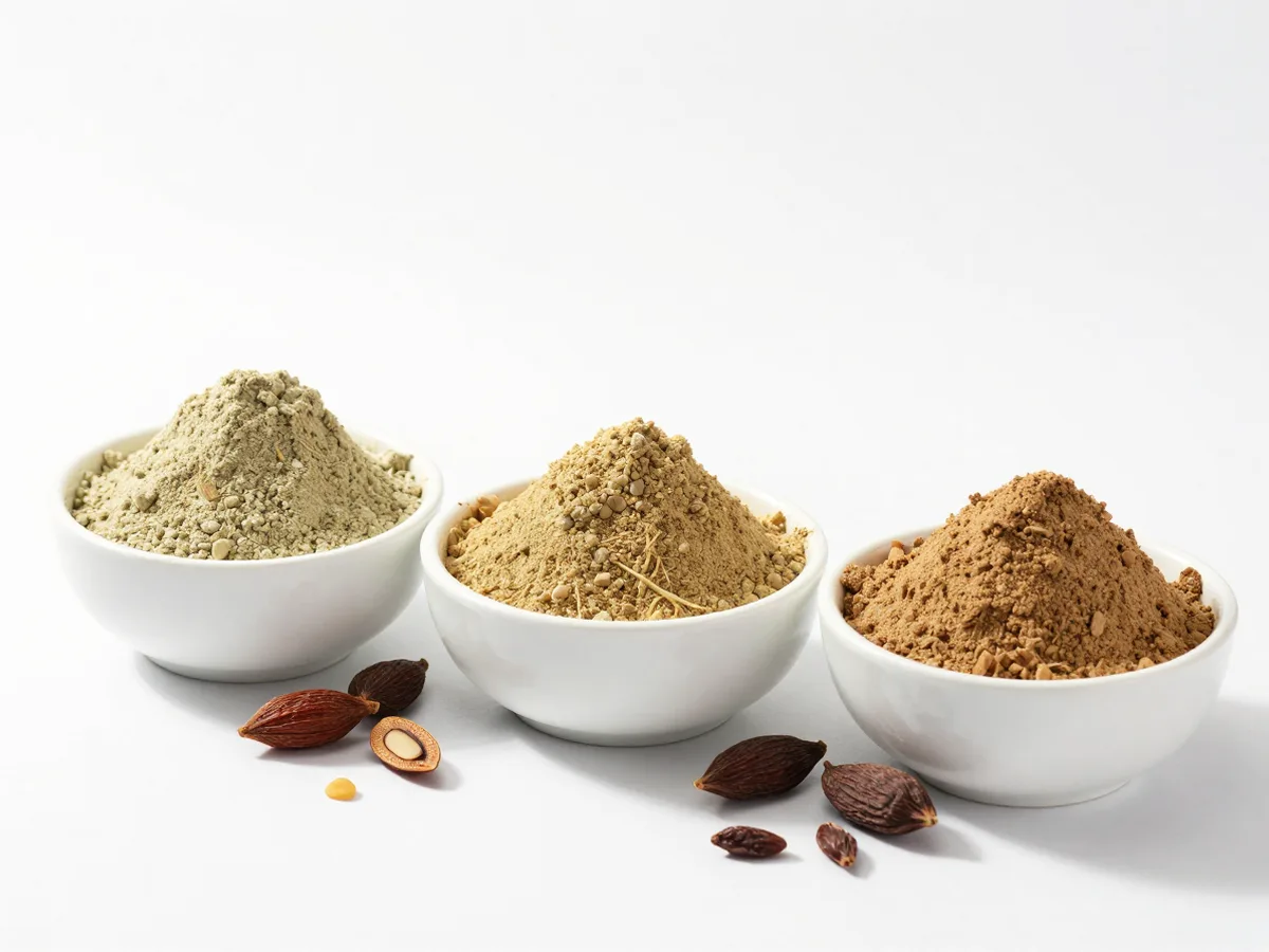 Amla, Reetha & Shikakai Powders